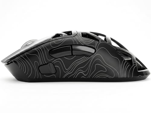Triadyn Iapetus Wireless Gaming Maus – PixArt PAW3311DB Sensor, 12800 DPI, RGB LED, 7 Tasten, HUANO Switches, 2.4GHz/Bluetooth, Schwarz Bild 4