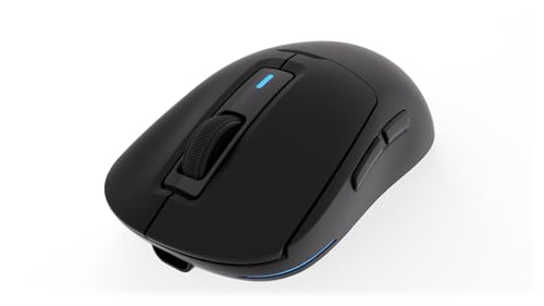 KRUX Plasma Wireless, kabellose Gaming Maus, BT, 2,4 GHz USB, kabelgebunden, RGB Beleuchtung, Ultraleichtbau (61g), PixArt PAW3311 Sensor, 12000 DPI, mechanische Kailh GM 4.0 Schalter Bild 2
