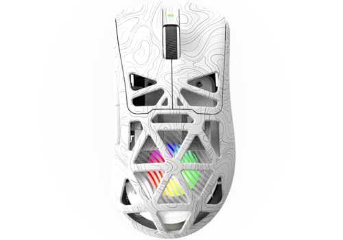 Play IAPETUS - Wireless Gaming Maus 12800 DPI, Sensor PixArt PAW3311DB, LED RGB, HUANO Switches, Bluetooth & 2.4GHz - Weiß Bild 2
