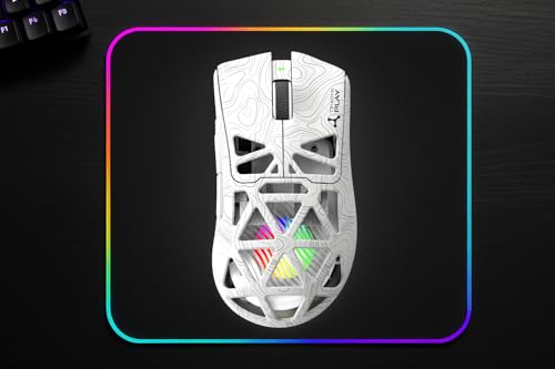 Play IAPETUS - Wireless Gaming Maus 12800 DPI, Sensor PixArt PAW3311DB, LED RGB, HUANO Switches, Bluetooth & 2.4GHz - Weiß Bild 5