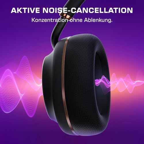 Turtle Beach Stealth Pro II Wireless Premium Gaming-Headset für PC, PS5, PS4 – zertifiziertes Hi-Res 24-bit Audio, Dolby Atmos Spatial Audio, Geräuschunterdrückung, Schwarz Bild 5