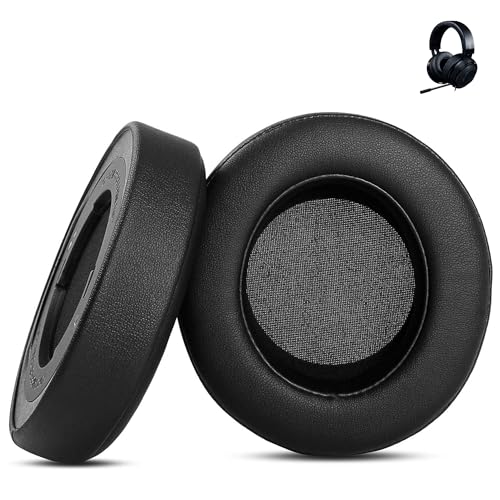 Ersatz Ohrpolster Kompatibel mit Razer Kraken Pro V2 7.1/Chroma Kraken V2 Gaming Headset Ersatz-Ohrpolster mit Proteinkunstleder Bild 1