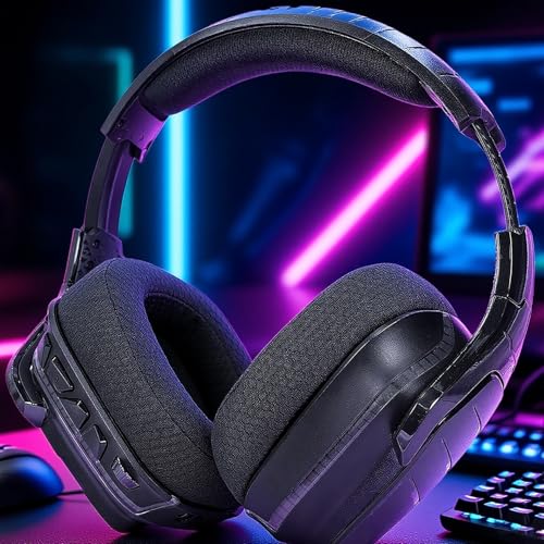 defean Ersatz Ohrmassen kompatibel mit Logitech G935 G933 G635 G633 Gaming Headset (Ohrmassen + Kopfband) Bild 5