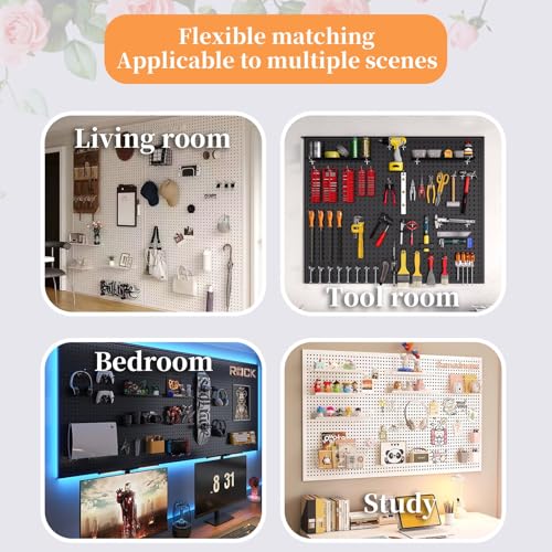 Stecktafel-Kombinationsset – Gaming-Station, Wand-Game-Controller-Halter und Headset-Ständer mit starker Tragfähigkeit, 100 x 100 cm Bild 3