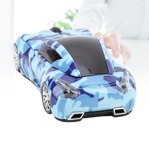 Sxhlseller 2,4 G Kabellose Maus, 1600 DPI, Ergonomische Leise Maus mit USB-Empfänger, Wiederaufladbarer für PC, Laptop, Desktop, Büro, Gaming, Lernen (Blue) Bild 6