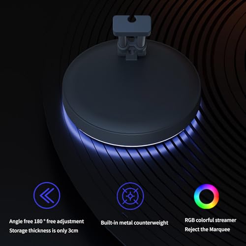 Drehbarer Maus Bungee um 180 Grad mit Kabelführungshalterung und energieeffizienter Farbbeleuchtung für PC Gaming Maus Kabelhalterung Bild 6