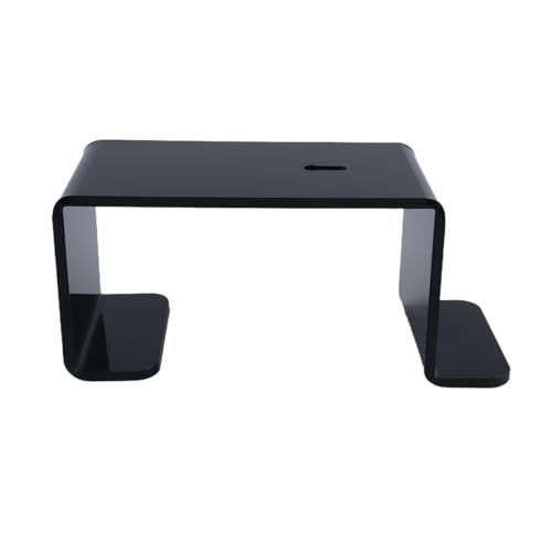 Riven Kopfhörerständer, Wandhalterung Kopfhörerhalter, 2 Pack Gaming Headset Stand, Acryl Rack hält 4 Kopfhörer, passt alle Kopfhörer, schwarz Bild 3