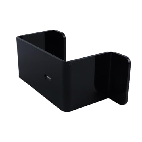 Riven Kopfhörerständer, Wandhalterung Kopfhörerhalter, 2 Pack Gaming Headset Stand, Acryl Rack hält 4 Kopfhörer, passt alle Kopfhörer, schwarz Bild 4