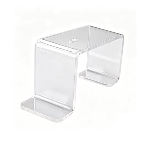Riven Kopfhörerständer, Wandhalterung Kopfhörerhalter, 2 Pack Gaming Headset Stand, Acryl Rack Hält 4 Kopfhörer, Passt Alle Kopfhörer, Transparent Bild 2