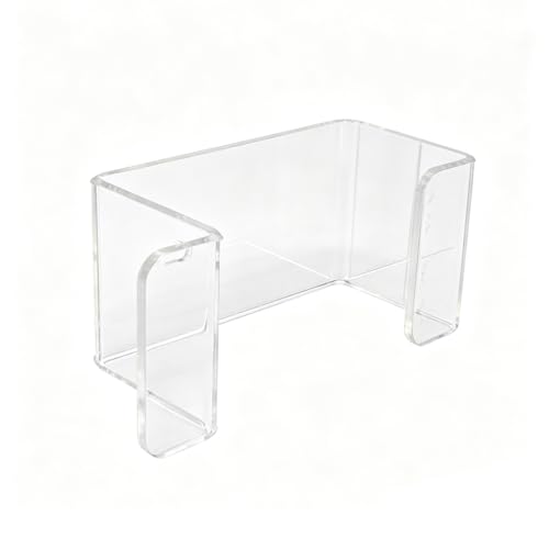 Riven Kopfhörerständer, Wandhalterung Kopfhörerhalter, 2 Pack Gaming Headset Stand, Acryl Rack Hält 4 Kopfhörer, Passt Alle Kopfhörer, Transparent Bild 3