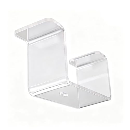 Riven Kopfhörerständer, Wandhalterung Kopfhörerhalter, 2 Pack Gaming Headset Stand, Acryl Rack Hält 4 Kopfhörer, Passt Alle Kopfhörer, Transparent Bild 4