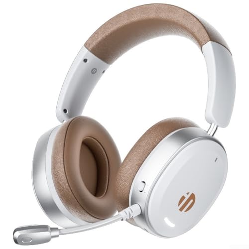 INPHIC H9 Kabelloses Gaming-Headset für PC, kabellos, 50 mm Treiber mit 7.1-Surround-Sound und Mikrofon mit Geräuschunterdrückung, für PC/PS5/Switch (schwarz) Bild 5