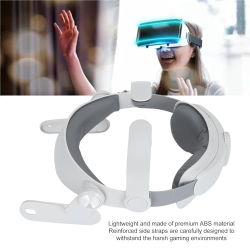 Verstellbarer VR-Kopfband mit Gewichtsausgleichsdesign, Schutzband-Ersatz für VR-Headset, inklusive weicher Kopfkissen für EIN Komfortables Gaming-Erlebnis Bild 3