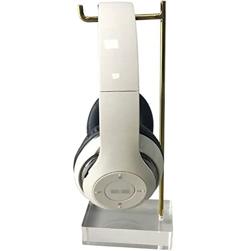Kopfhörerständer, Acryl-Spiegel-Kopfhörerständer mit rutschfester Basis, Gaming-Headset-Halter, Schreibtisch-Organizer, platzsparender Kopfhörerständer Bild 3