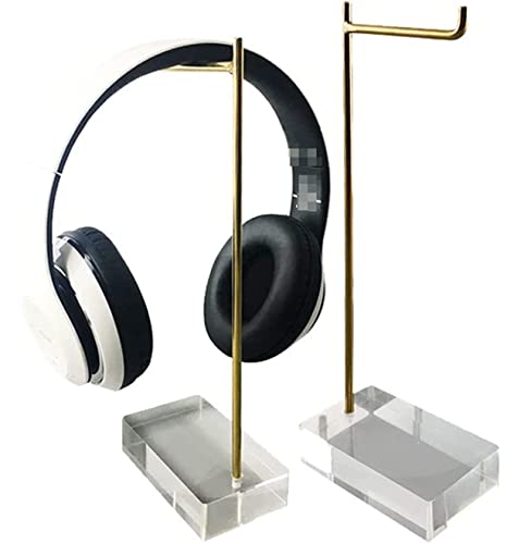 Kopfhörerständer, Acryl-Spiegel-Kopfhörerständer mit rutschfester Basis, Gaming-Headset-Halter, Schreibtisch-Organizer, platzsparender Kopfhörerständer Bild 5