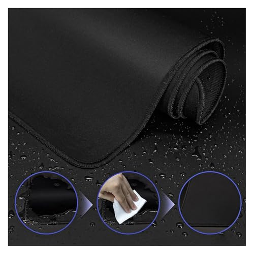 XXL Schwarzes Mauspad Gaming Mousepad Große Gamer Mause Schreibtischunterlage Tastatur Computer(100x50 cm) Bild 2