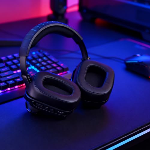 defean Ersatz Ohrmassen kompatibel mit Logitech G935 G933 G635 G633 Gaming Headset (Ohrmassen + Kopfband) Bild 5