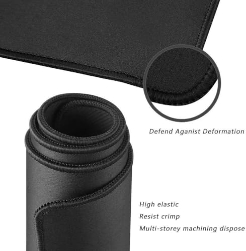 Wüste Mauspad 1000x500x3mm, Mousepad Gaming Mauspad blau Mousepad XXL, Mouse Pad mit Vernähten Kanten und rutschfeste Gummibasis, Schreibtisch Zubehör, Maus Pad für Gaming Tastatur und Maus, f-368 Bild 6