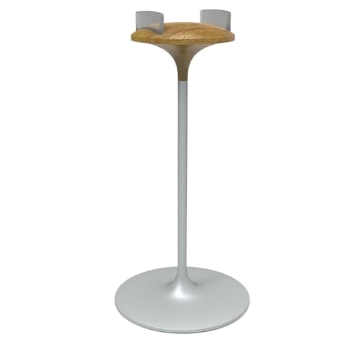 Kopfhörer Ständer Für Zuhause Kopfhörerständer Aus Buche, Headset-Ständer Holz Und Aluminium, Gaming-Headset-Halter Naturwalnussholz Büro Studie Bild 1