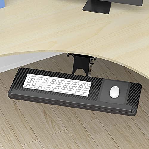 Ablage unter der Tastatur, platzsparende Maus-Plattform für Home Office & Gaming, verstellbare Halterung für Komfort und Produktivität Bild 3