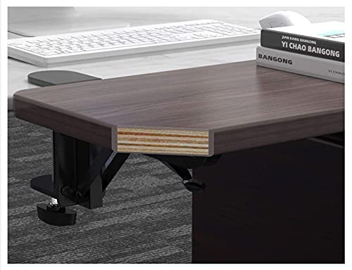 Faltbare Tastatur-Regalverlängerung – Clip-On-Tablett mit Maus-Halterung und Ellenbogenstütze – stanzfreies Design für Home Office & Gaming Bild 3