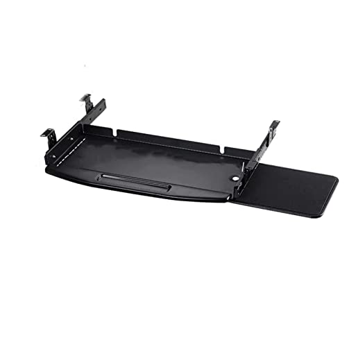 Clip-On-Tastaturablage, einfache Montage unter, ausziehbare Ablage für Tastatur und Maus, platzsparendes Design, perfekt für Home Office & Gaming. Bild 1