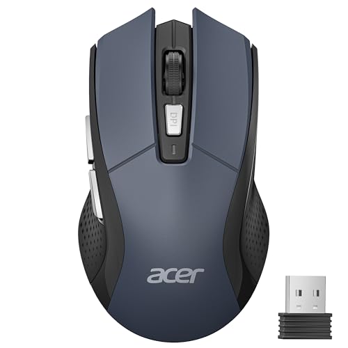 Acer Maus Kabellos 4000 DPI, Wireless Mouse 2,4Ghz mit 5 Einstellbare DPI, Batteriebetriebene Funkmaus, USB-A Computermaus für Laptop, PC, Chrombook Bild 1