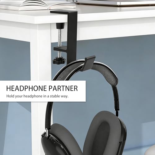 6 Headset Halter, Kopfhörer Halter, Keine Bohrungen Erforderlich, Kopfhörer Ständer für Gaming Headset, Handtasche, Regenschirm Bild 5