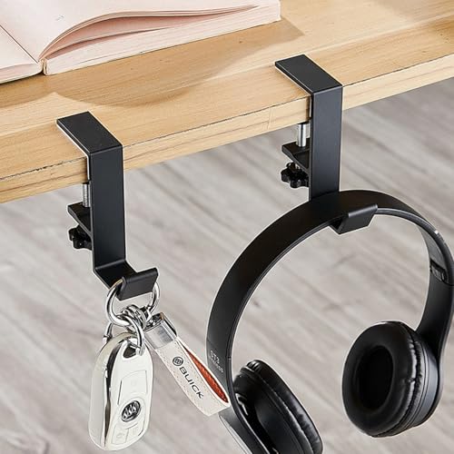 6 Headset Halter, Kopfhörer Halter, Keine Bohrungen Erforderlich, Kopfhörer Ständer für Gaming Headset, Handtasche, Regenschirm Bild 7