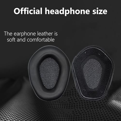 Ersatz Ohrpolster für PRYMA 01 Gaming Headsets mit Geräuschunterdrückung, Ohrpolster mit weicheren Ersatz Ohrpolstern aus Proteinleder Bild 4