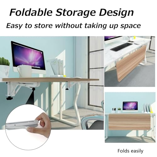 Verstellbare 90° Holz-Tastaturablage, platzsparender Laptop, Maus & Spielkonsole, passt 55, 65, 75 x 25 cm, ideal für Home Office & Gaming Setup Bild 4