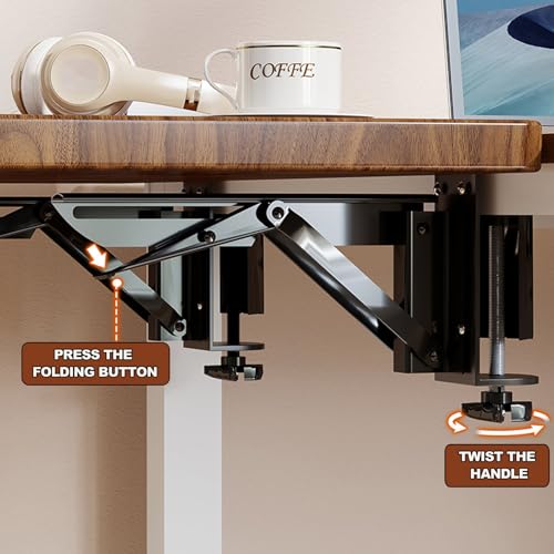 Schreibtischverlängerung – 70 x 20 cm, für Maus & Tastatur, Armlehnenablage, Ellenbogenstütze, ideal für Home Office & Gaming Setup Bild 6