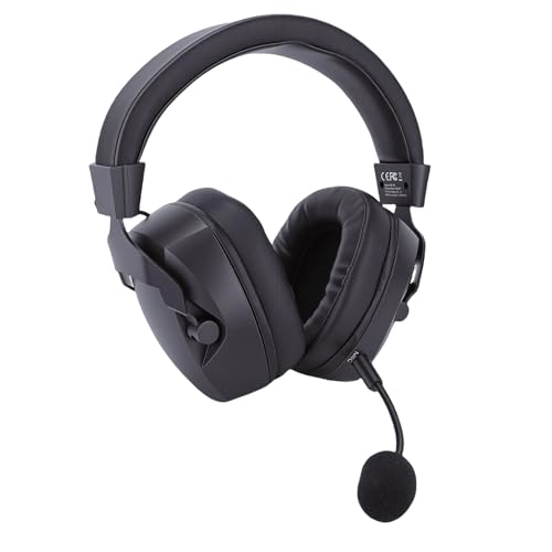Kabelloses Gaming-Headset, 2,4 GHz Bluetooth 5.4-Kopfhörer, Geräuschunterdrückendes RGB-Licht-Headset mit 7.1-Surround-Sound, Ideal für PC, Laptop und Smartphone (Black) Bild 3