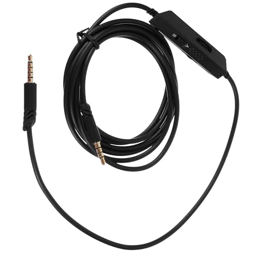 Cabilock Ersatz Audio Chat Kabel 2m für A10 A40 Gaming Headset Inline Stummschaltkabel Aux Audiokabel Kompatibel mit Xbox One PC Bild 1