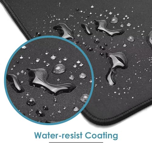 Gaming Mauspad XXL 1600x800x3mm, Engel Anti -Rutsch Mousepad XXL, Landschaft groß Schreibtischunterlage, Waschbares, rutschfeste Gummibasis, Nähten an Den Kanten für PC, Maus und Tastatur -36886 Bild 6