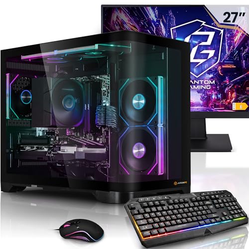 Aurum Komplett Set Gaming PC Intel Core i5-12600KF • 27" Monitor • GeForce RTX5060 8GB • 16GB DDR4 • 1TB M.2 SSD • Windows 11 • Luftkühlung • Tastatur • Maus pc Gaming komplettpaket Bild 1