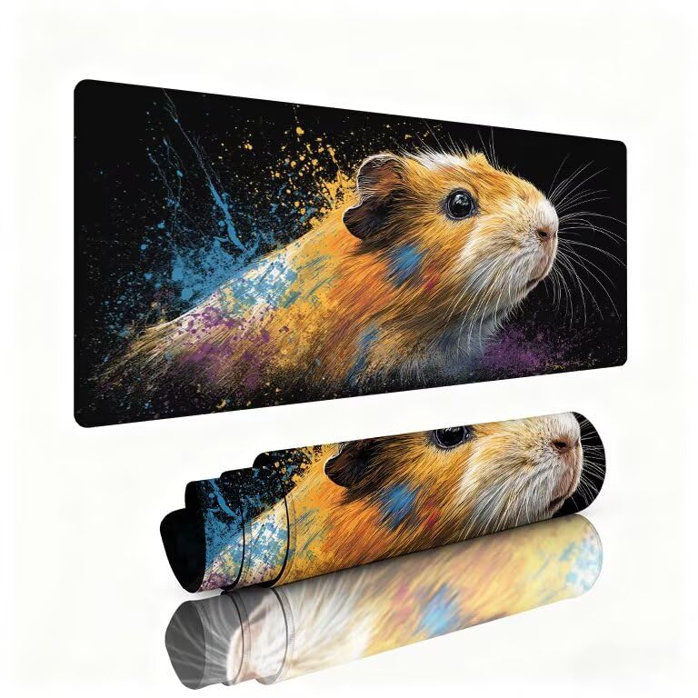 Mauspad Schwarz Schreibtischunterlage Maus Gaming Mousepad XXL 1200x600x3mm, Nahtdesign mit Rutschfester Gummibasis Unterlage Schreibtisch,Wasserdicht und Langlebig Gaming Zubehör für PC Laptop W1-799 Bild 1
