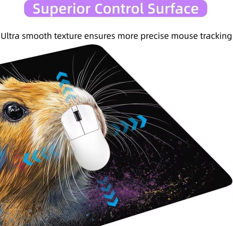 Mauspad Schwarz Schreibtischunterlage Maus Gaming Mousepad XXL 1200x600x3mm, Nahtdesign mit Rutschfester Gummibasis Unterlage Schreibtisch,Wasserdicht und Langlebig Gaming Zubehör für PC Laptop W1-799 Bild 6