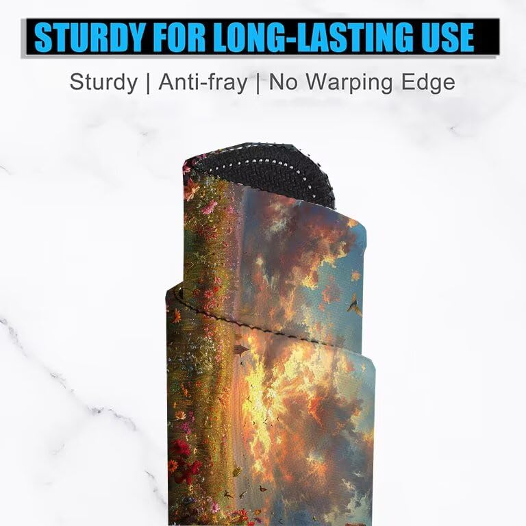 Schreibtischunterlage Weiß Mauspad XXL 120x60cm Mousepad Wolke Gaming Mauspad mit Nicht rutschender Unterlage, Vernähte Kanten WassXerdicht Anti-Rutsch Maus Pad für Laptop, Office Geschenke F0-1016 Bild 3