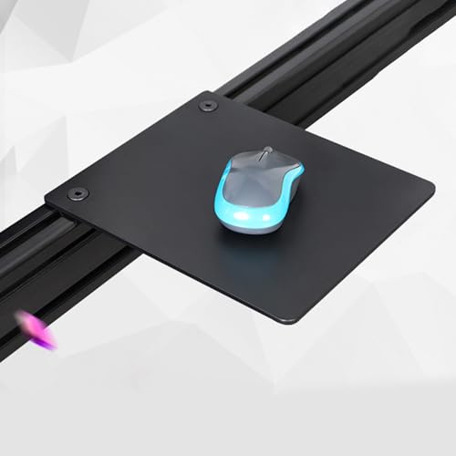 Verstellbare Aluminium-Mausarmablage für Gaming-Stuhl, Metall-Maus-Tablett, Aufbewahrung, Mauspad, einfache Installation Bild 3