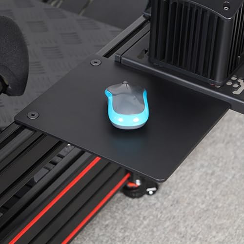 Verstellbare Aluminium-Mausarmablage für Gaming-Stuhl, Metall-Maus-Tablett, Aufbewahrung, Mauspad, einfache Installation Bild 5