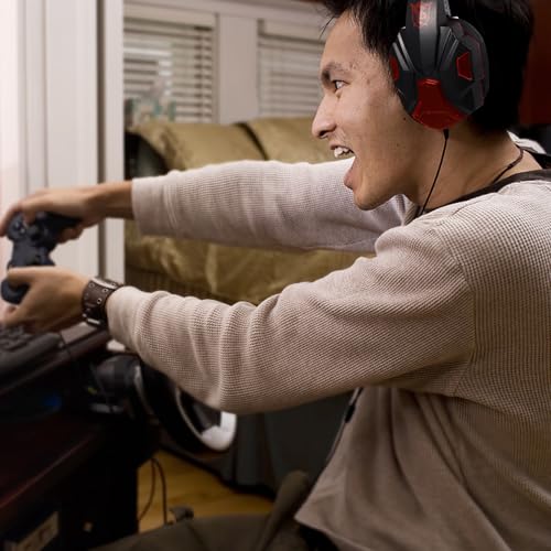 Stereo Gaming Headset mit Mikrofon und USB Kabel Ergonomisches Design Proteinbezogene Ohrpolster Geeignet Fürpc und Laptop Beim Bild 6