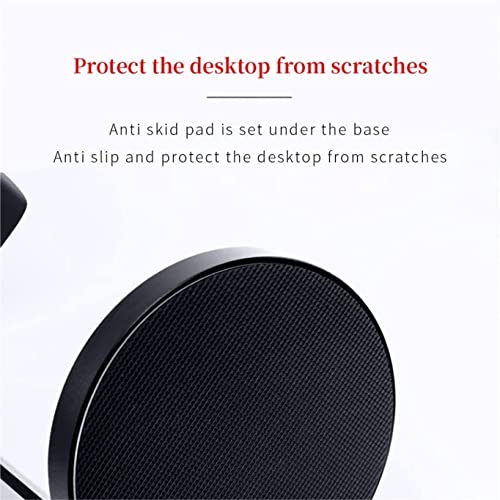Kopfhörerständer, Kopfhörer-Aufhänger, Headset-Ständer, Aluminiumlegierung, Kopfhörer-Aufhängegestell, Gaming-Display, In-Ear-Kopfhörer(Black) Bild 4