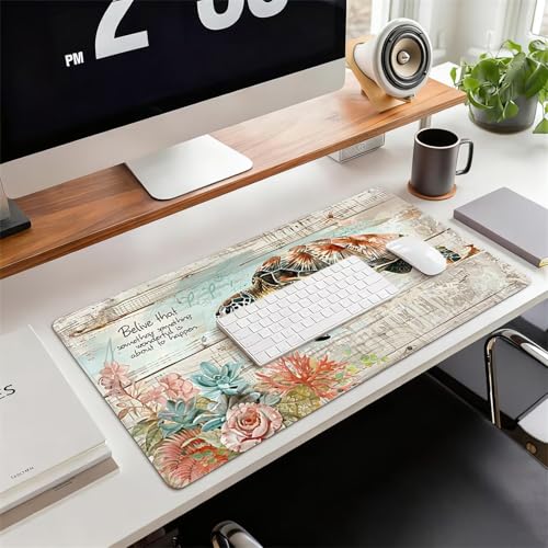 Mauspad XXL 1600x800x3mm Biologie Schreibtischunterlage Rutschfest Wasserdicht Retro mit Gummiunterseite, Geräuscharm für Ergonomisches Arbeiten am Schreibtisch für Gaming, Homeoffice und Büro xg-922 Bild 2