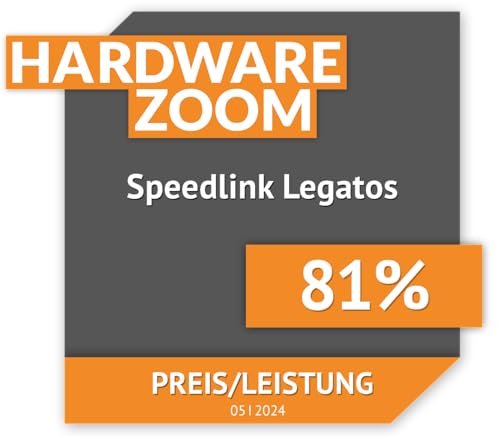 Speedlink LEGATOS Gaming-Headset kabelgebunden - leichtes Headset mit Mikrofon und Kabelfernbedienung, kompatibel mit PC, PS5, PS4, Xbox, Switch, 3,5 mm Klinkenstecker inkl. Y-Adapter, schwarz Bild 2