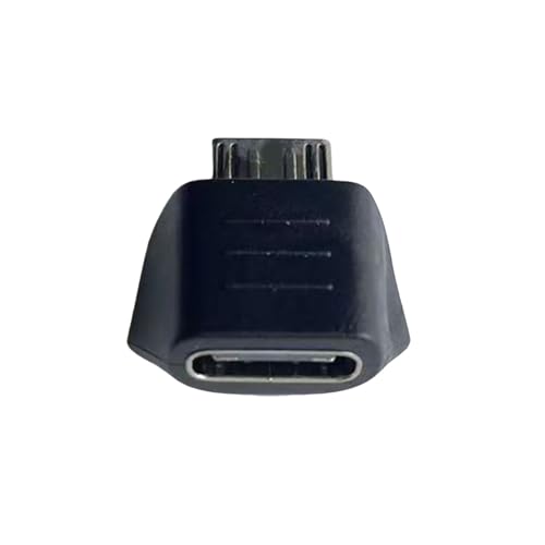 Ergonomischer MicroUSB auf Typ C Adapter, Ersatz für Gaming Maus, Kunststoff, Metall, lang, für Maus Adapter Bild 1