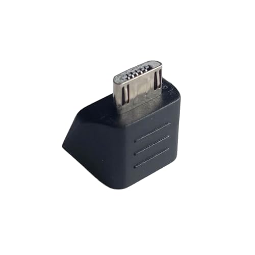 Ergonomischer MicroUSB auf Typ C Adapter, Ersatz für Gaming Maus, Kunststoff, Metall, lang, für Maus Adapter Bild 5