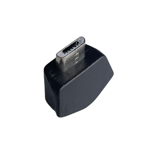 Ergonomischer MicroUSB auf Typ C Adapter, Ersatz für Gaming Maus, Kunststoff, Metall, lang, für Maus Adapter Bild 6