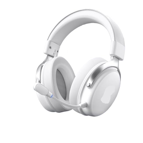 Generisch Tri-Mode Gaming USB Wireless 7.1 Kanal Surround Sound Tragbare Audio-Kopfhörer, V9 Pro E-Sports-Headset mit Mikrofon(V9Pro-Silver) Bild 1