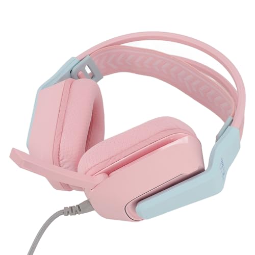 Kabelgebundenes Gaming-Headset. Kabelgebundenes Gaming-Headset mit Mikrofon, Verstellbaren Ohrpolstern aus Memory-Schaum, Plug-and-Play für PC, Laptop, Spielekonsole, Komfortables und Bild 5